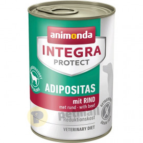 Animonda Integra Protect Adipositas - храна БЕЗ зърнени култури за кучета с наднормено тегло, с телешко месо